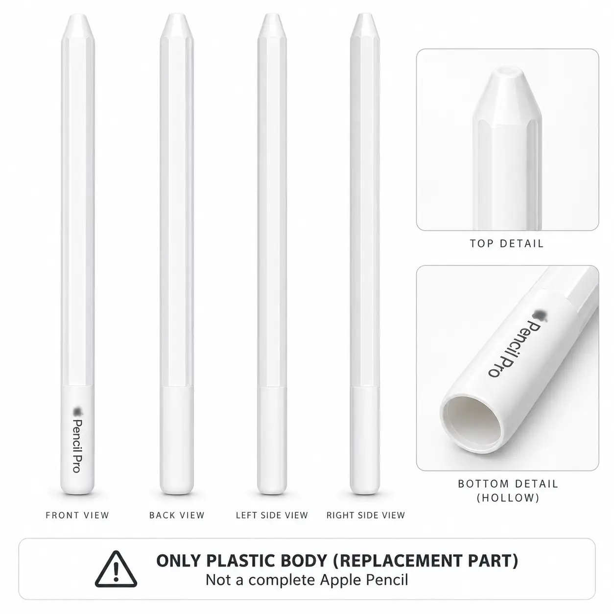 ChatGPT Image Sep 20, 2026, 04_16_32 PM Plastic Body Housing for Pencil Pro – White Outer Shell Repair Part - Image 1