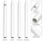 Plastic Body Housing for Pencil USB C – White Outer Shell Repair Part